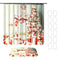 Indoor Christmas Dress Up Shower Curtain Liner Waterproof Bathroom Waterproof Carpet Mat