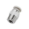 10pcs Creality 3D Silver 1/8 Teeth Thread Nozzle Quick Direct Pneumatic Connector For 3D Printer
