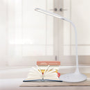 6W 28 LED Touch Control Dimmable USB Rechargeable Table Desk Lamp Eye-caring Reading Light DC5V