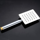 304 Stainless Steel Handheld Shower Head Square Shape Pressurized Ultra-thin Nozzle