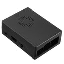 Black ABS Case Enclosure Box With Mini Cooling Fan And Heat Sink Kit For Raspberry Pi 3B