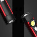 Skywolfeye Portable LED+COB+UV 500Lumens 4Modes USB Rechargeable Work Light Outdoor Multifunctional Waterproof Maintenance Lamp Flashlight with Magnets