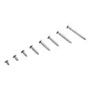 Suleve M2CP1 800pcs M2 Phillips Screw Flat Head Nickel-Plated Carbon Steel Self-Tapping Woodworking Screws Assortment Kit