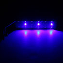 6W 23cm Blue & White LED Adjustable Aquarium Fish Tank Lamp Super Slim Clip On Light