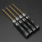 Drillpro 4pcs 1.5/2.0/2.5/3.0mm Hex Screwdriver Bit HSS Titanium Coated Repair Tool Set