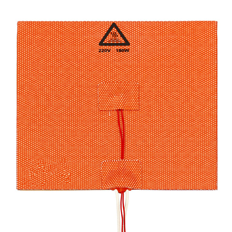 110V/220V 180w 150*150mm Silicone Heated Bed Heating Pad for 3D Printer with NTC 100K &   Glue