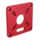 Woodworking 120x120mm Aluminum Alloy Router Table Insert Plate Mounting Base Plate for MAKITA RT0700C WORX Aoben