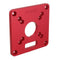 Woodworking 120x120mm Aluminum Alloy Router Table Insert Plate Mounting Base Plate for MAKITA RT0700C WORX Aoben