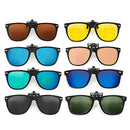 TR90 UV400 Polarized Sunglasses Lense Clips Lenses Glasses for Outdoor Driving Men Women
