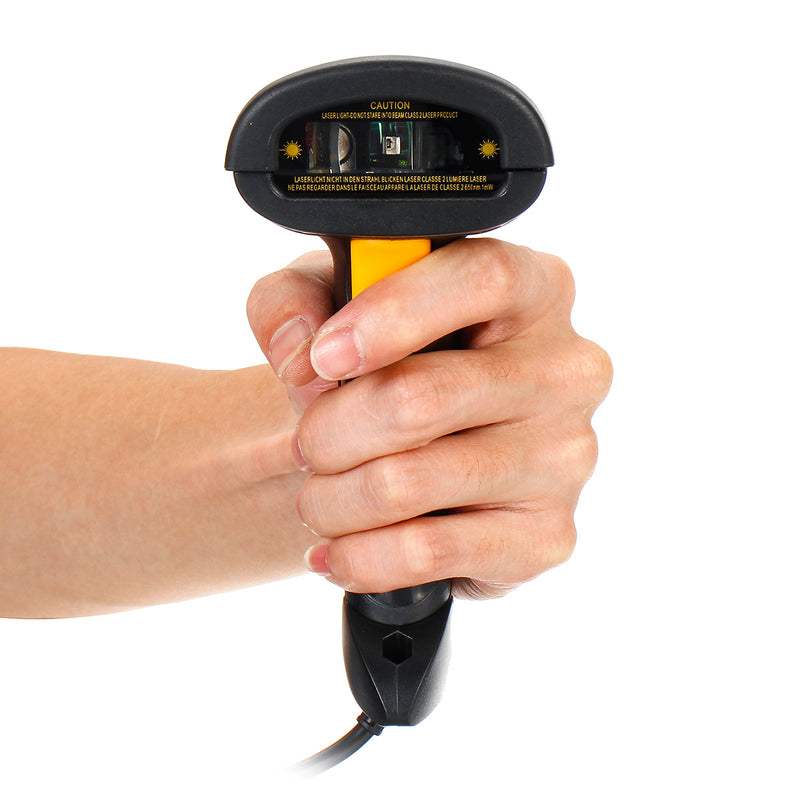 USB Laser Barcode Scanner Handheld Portable Code Bar Reader For Market Retail Store Warehouse Library