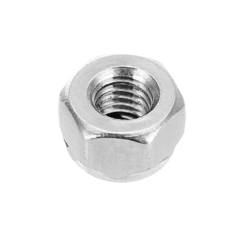 Suleve M3SN2 10Pcs M3 304 Stainless Steel Hex Self Locking Nuts Anti Loose All Steel Insert Lock Nuts