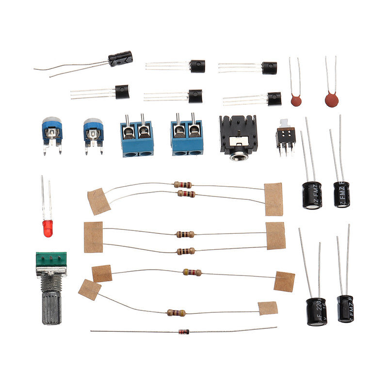 5pcs EQKIT OTL-1 Power Amplifier Circuit DIY Kit High Sensitivity OTL Discrete Component Amplifier Kit