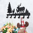 6 Hooks Wall Mounted Door Coat Cloth Hook Hat Rack Robe Decor Hanger Holder