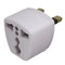 Universal US/EU To UK AC Power Adapter Travel Converter Adapter 3 Pins 110V-240V White