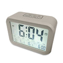 ABS LED Night Light Digital Thermometer Large LCD Display Snooze Function with Calendar Alarm Clock