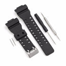 Watch Strap Band With Pins Fits For Casio G Shock 16mm GA-100 G-8900 GW-8900
