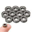 10Pcs MR63ZZ Miniature Steel Ball Bearings Skateboard Roller Rolling 6x3x2.5mm