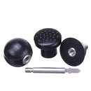 Massager Tips Accessories Massager Cone + Flat + Ball Head + Steel Shaft for Jigsaw Massager