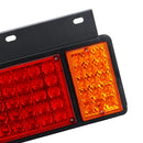 DC 24V Waterproof  55 LED Truck Caravan Trailer Stop Brake Indicator Lights Lamps