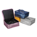 30 Compartments Essential Oil Storage Case PU Leather Portable Travel Bottle Organizer Collecting Bag