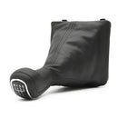 5 Speed Gear Stick Shift Knob Gaiter Frame Black For Skoda Octavia Superb & Yeti