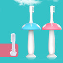 Cute Kids Baby Mushroom Shape Infant Soft Silicone Finger Toothbrush Teeth Massager Brush