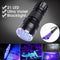 Aluminum Alloy 21LED UV Ultra Violet Mini Blacklight Flashlight Torch Light Lamp Outdoor