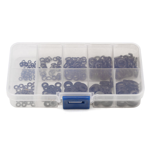 280Pcs 10 Values Stainless Steel Flat Washer Spring Washers Assortment Set
