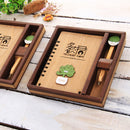 Creative Wooden Cover Notebook Vintage Notepad Journal Diary Office School Supplies