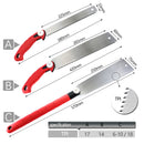 Hand Saw SK5 Saw 3-edge Teeth 65 HRC Wood Cutter For Tenon Wood Bamboo Plastic Cutting Woodworking Tools