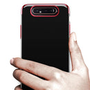 Bakeey 3 in 1 Shockproof Plating Bumper Transparent Soft TPU Protective Case for Samsung Galaxy A80 2019