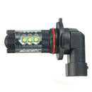 H10 LED Fog Driving Lights Xenon White Bulb Black Aluminum