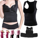 Women Neoprene Sauna Vest Adjustable Waist Trainer Belt Body Shaper Fat Burner Fitness Slimming Vest