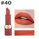 MISS ROSE 12 Color Matte Velvet Lip Stick Long-Lasting Lip Makeup