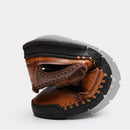 HEMU Men's Leather Sandals Non-Slip Quick Drying Waterproof Deodorant Fashion Sports Casual Sandals