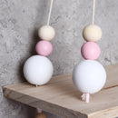 Wood Rope Floating Tassel Floating Wall Swing Shelf Hanging Storage Decorations