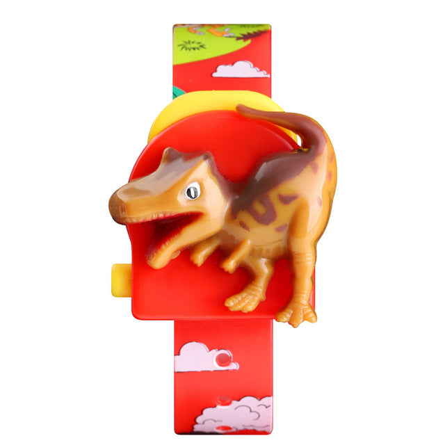 SKMEI 1468 Dinosaur Shape PVC Strap LED Display Cartoon Digital Watch Kids Watch