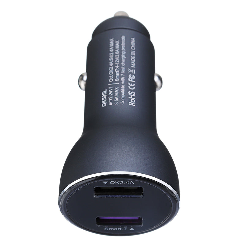 SuperCharge Fast Dual USB Car Charger For Huawei P20 P20 Pro Mate10 for iPhone 8 x