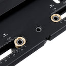 Aluminum Alloy Adjustable Metric Cabinet Hardware Jig 4mm Cabinet Door Knob Handle Install Drill Guide Template Jig