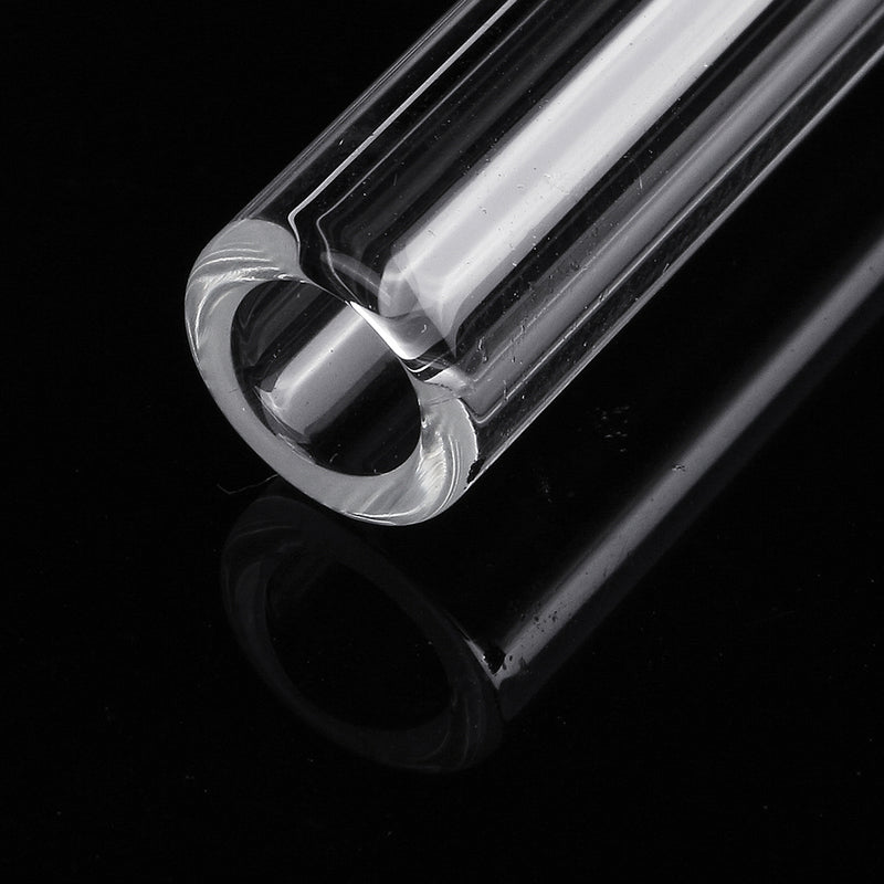 10Pcs 200mm OD 7mm 1.5mm Thick Wall Borosilicate Glass Blowing Tube