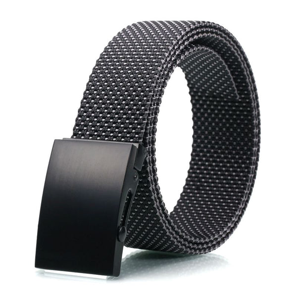 AWMN 120cm Tactical Belt Nylon Waist Belts Alloy Buckle Casual Waistband