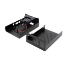 Aluminum Alloy Porous Case + Cooling Fan DIY Kit Porous Radiating Metal Enclosure Protective Shell for Raspberry Pi 4B Only