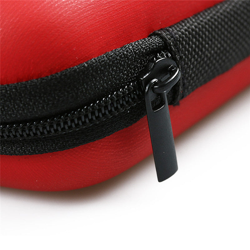 Mini Portable Zipper Hard Earphone Storage Case EVA USB Audio Data Line Headset Earphone Bag