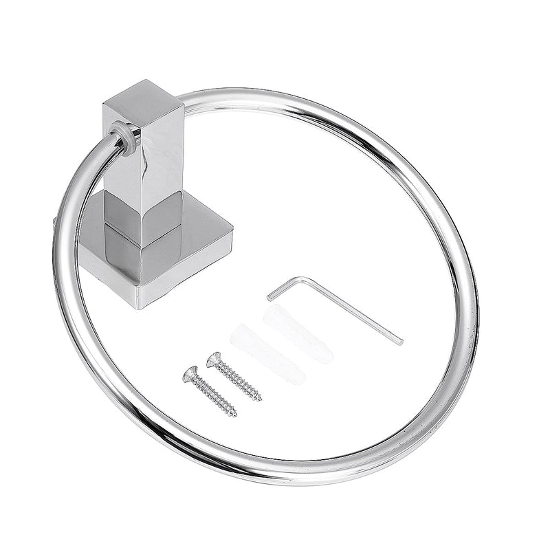 Stainless Steel Silver Toilet Towel Storage Holder Wall Mounted Bathroom Rack