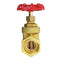 TMOK 1/2" 3/4" 1" Brass Manual Gate Valves G Female Thread Water Flow Valve