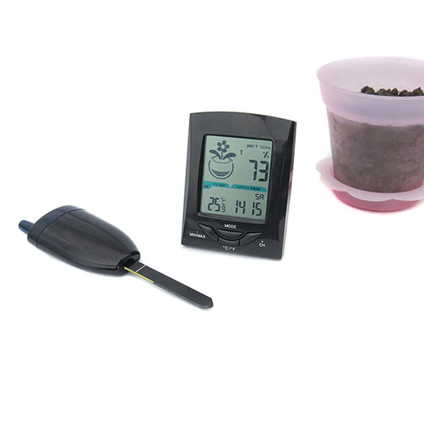 Wireless Garden Thermometer Hygrometer Flower Pot Detector Soil  Monitor Soil Temperature Moisture Meter