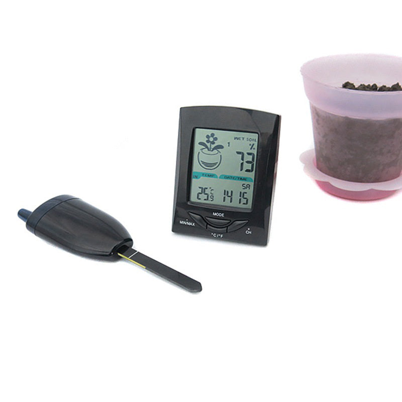 Wireless Garden Thermometer Hygrometer Flower Pot Detector Soil  Monitor Soil Temperature Moisture Meter