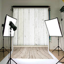 White Wooden Wall Floor Photography Background Backdrop Photo Studio Decorations