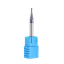 Drillpro 10pcs 1.5mm HRC55 TiAlN 2 Flutes End Mill Cutter Tungsten Carbide Milling Cutter CNC Tool