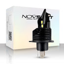 NovSight N20B LED Headlights High Low Combo Beam Bulb H4 60W 8000LM 6500K White 1PCS for Car Motorcycle